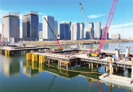 滨海新区安阳桥、于新桥“两桥”项目建设迎新进展